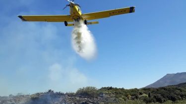 Controlaron el incendio en Loncopue y mantienen una guardia activa