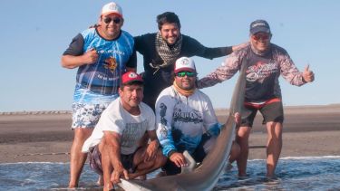  Durante los días 6 al 8 de diciembre se realizó el primero encuentro de pesca, marcado y devolución de la Provincia de Río Negro en las playas de Bahía Creek, villa balnearia ubicada a aproximadamente 100 km de Viedma.