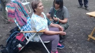 Elizabeth fue encontrada en buen estado de salud después de más de 10 horas de estar perdida. (Gentileza).-