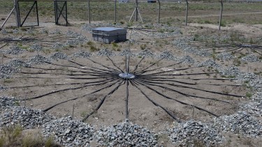 Los sensores están enterrados a muy baja profundidad (Foto: Alfredo Leiva)