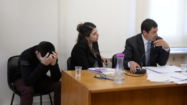 El imputado negó ante el tribunal que haya intentado matar a su pareja. (Foto: Alfredo Leiva)