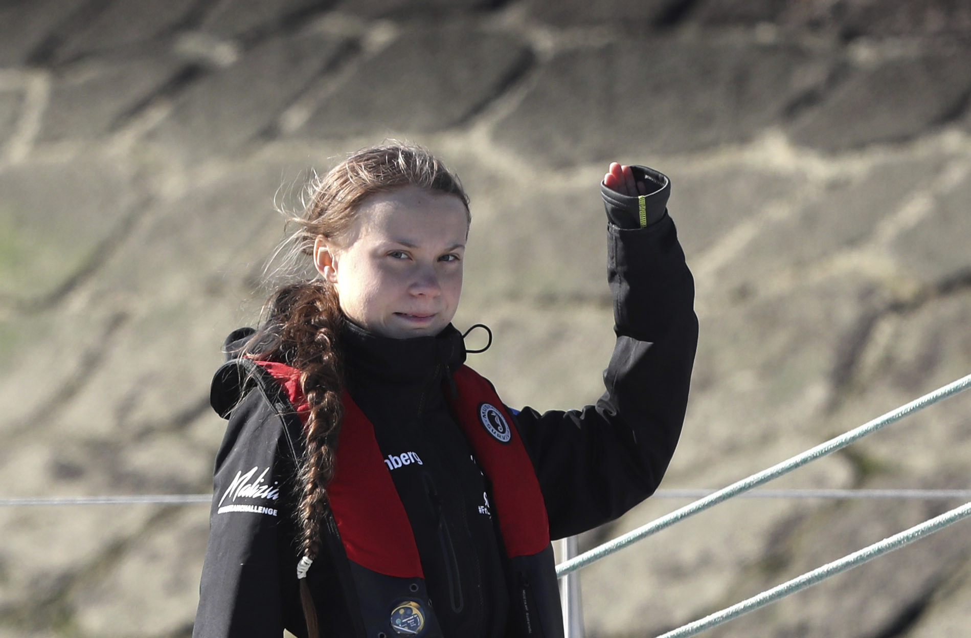Greta Thunberg llegó a Europa para asistir a la COP25. Foto: AP