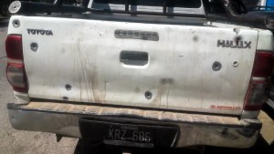 Cipolletti: Balearon una camioneta en Cuatro Esquinas