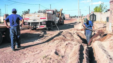 El primer tramo de la obra ya está en marcha en la localidad a cargo de la empresa Lumigas. 