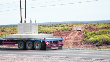 La empresa adjudicataria comenzó a preparar el predio para comenzar las tareas.  (Foto: Florencia Salto)