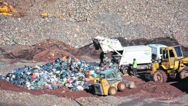 Se estima que la clausura definitiva del exvertedero recién se podrá realizar dentro de una década. Foto archivo.