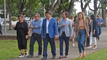 El intendente Mariano Gaido puso en funciones a Juan Monteiro en Cordineu (Foto: Juan Thomes)