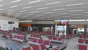 Mirá cómo quedó la sala de embarque en el Aeropuerto
