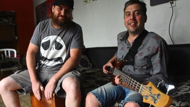 Socios creativos. Pedro Folatelli y Gustavo Giannini dieron forma a Sal demonio.