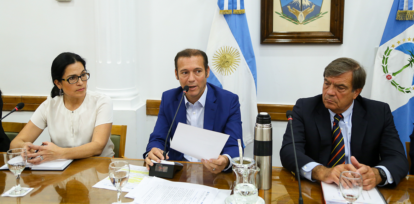 El contrato de adjudicación del área se firmó hoy con el presidente de GyP, Alberto Saggese.