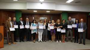 Reconocimiento a trabajadores judiciales con más de 25 años de servicio