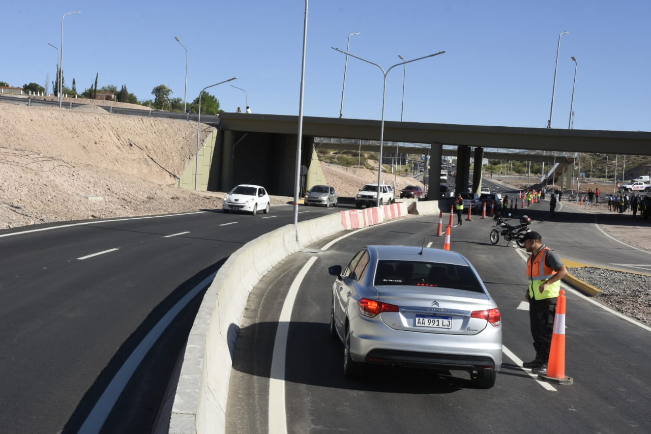 La obra del Nodo Vial se realizó para mejorar la circulación. (Foto: Juan Thomes)