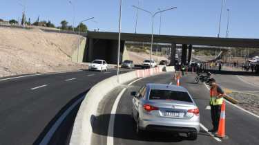 La obra del Nodo Vial se realizó para mejorar la circulación. (Foto: Juan Thomes)