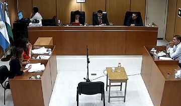 El policía fue declarado culpable ayer por un tribunal de Juicio. (foto: gentileza MPF)
