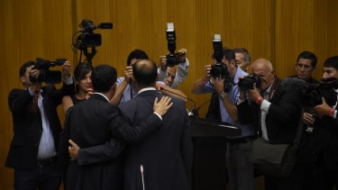 La fórmula que gobernará la provincia hasta el 2023. Foto: Florencia Salto.