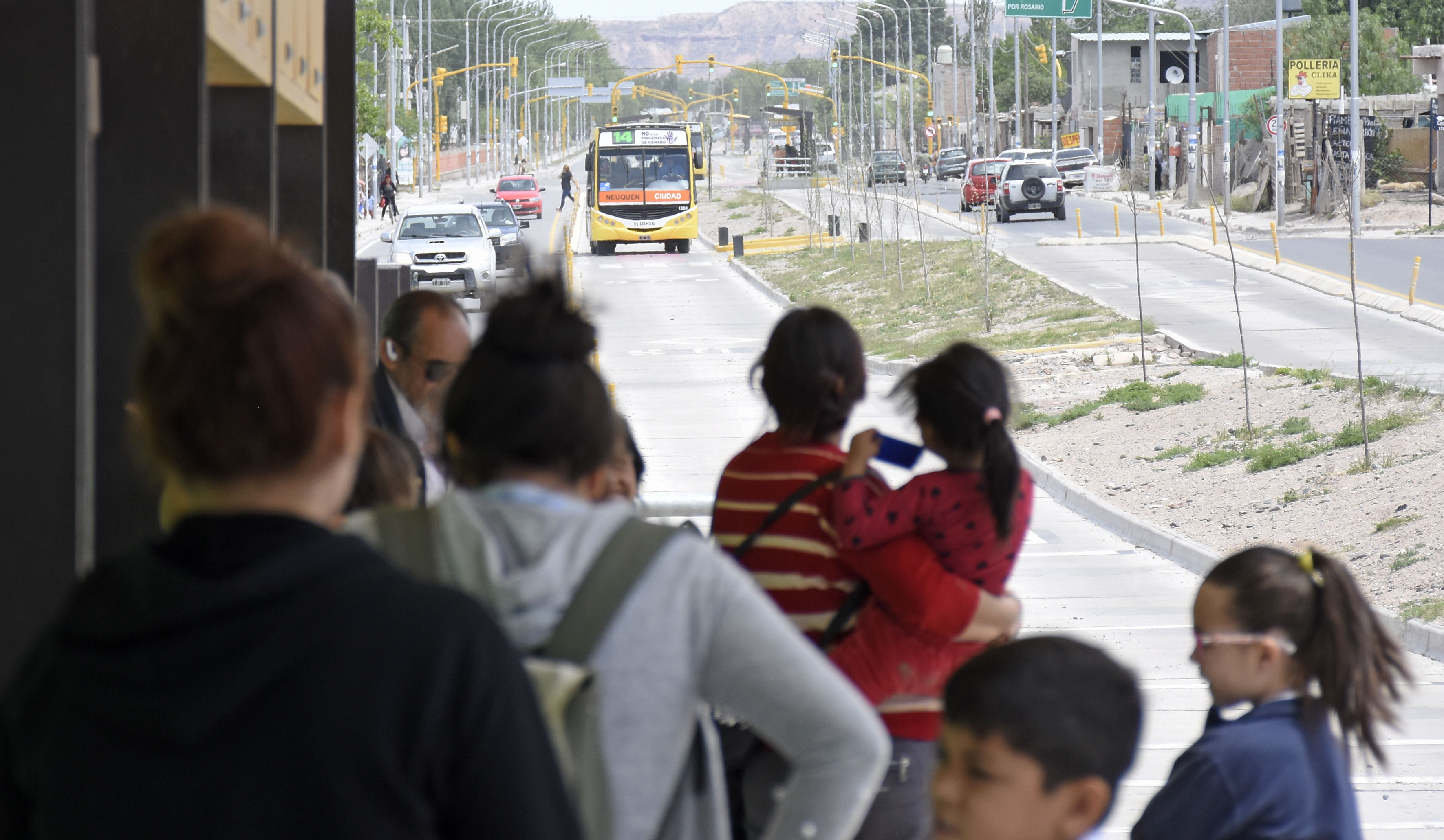 El Metrobus afectó a los comercios de Avenida del Trabajador. Foto: Archivo Florencia Salto