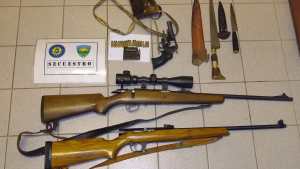 Secuestran armas a jóvenes cazadores cerca de Bariloche