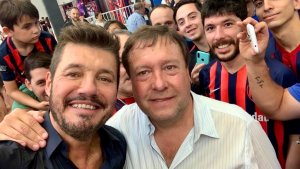 Weretilneck votó y festejó con Tinelli