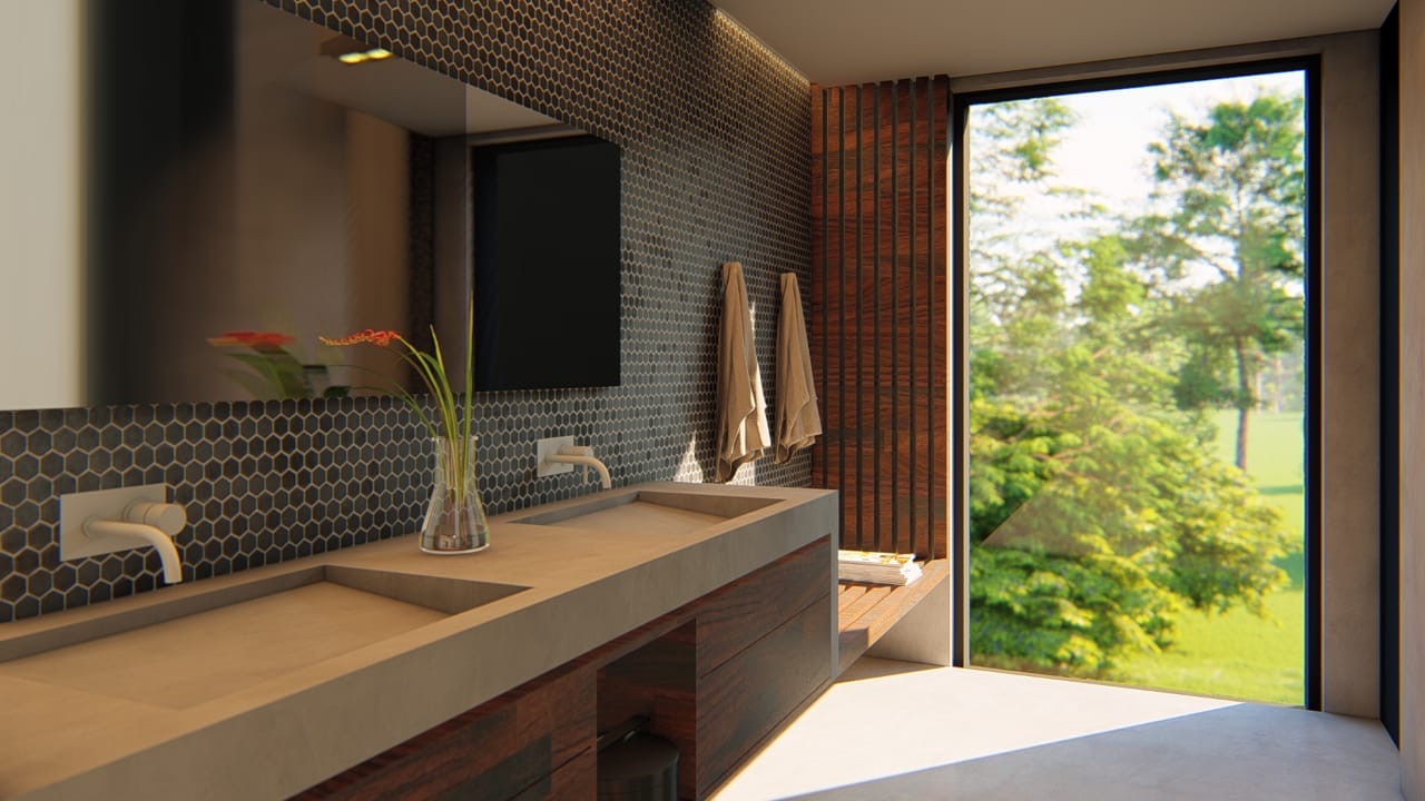 Privacidad extrema en esta vivienda de la ciudad de Neuquén