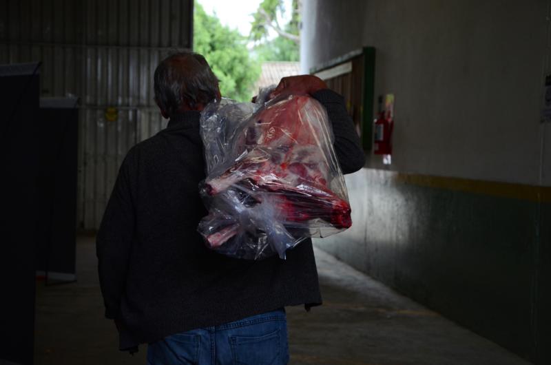 Las piezas de corderos y chivos se venderán en el Mercado Comunitario de Bariloche. Archivo