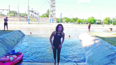 Como ya es tradición, Daira Marín estuvo presente en el Desafío al Canal Grande. 