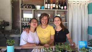 La gobernadora Arabela quería comer una pizza veggie y entró a este restaurante, en El Cóndor