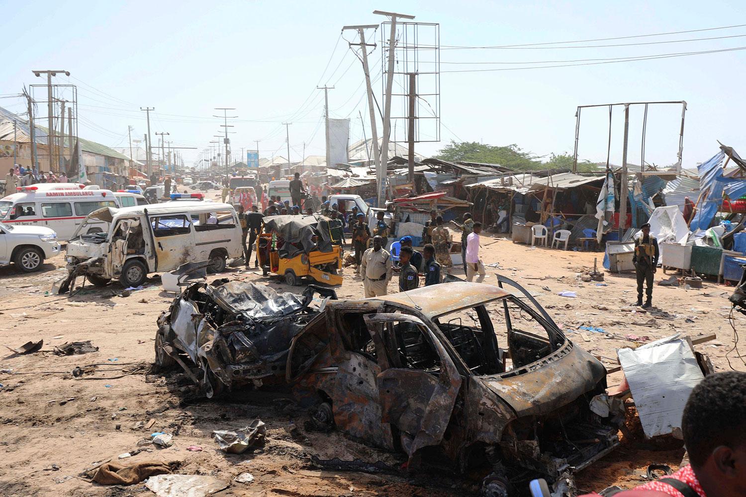 Un atentado del fundamentalismo islamista dejó 94 muertos en Somalia. Foto: Reuters
