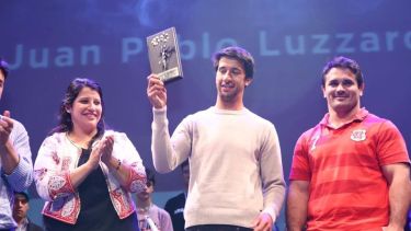 Juan pablo Luzzardi fue destacado como el Deportista del Año en Bariloche. Gentileza