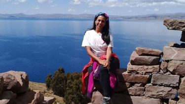 Nerea Jodor, tiene 32 años y estuvo internada en Perú. Su caso se hizo viral y logró regresar al país hoy. Imagen de Facebook