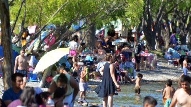 El balneario Sandra Canale fue el mas concurrido.