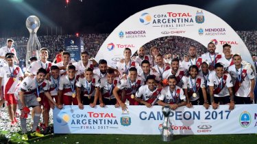 En 2017 River firmó el bicampeonato de Copa Argentina.