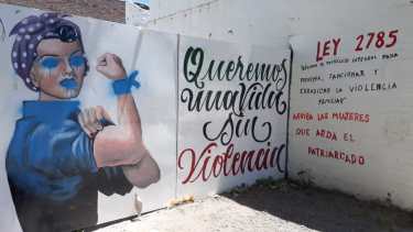 Por tercera vez consecutiva, atacaron el mural. (Foto: Gentileza.-)