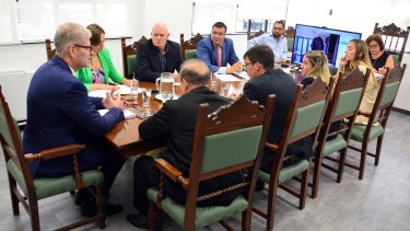 El Consejo de la Magistratura se reunió este viernes en Viedma. Foto: Marcelo Ochoa