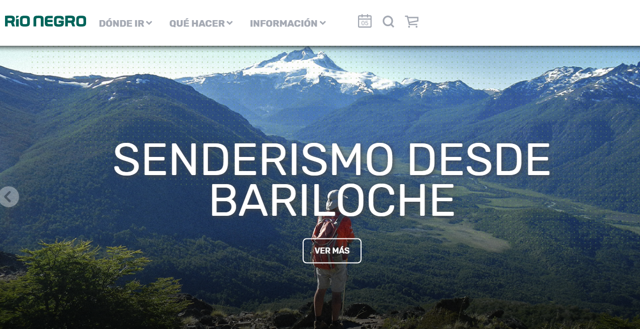 Río Negro tiene un nuevo sitio web para difundir su propuesta turística. 