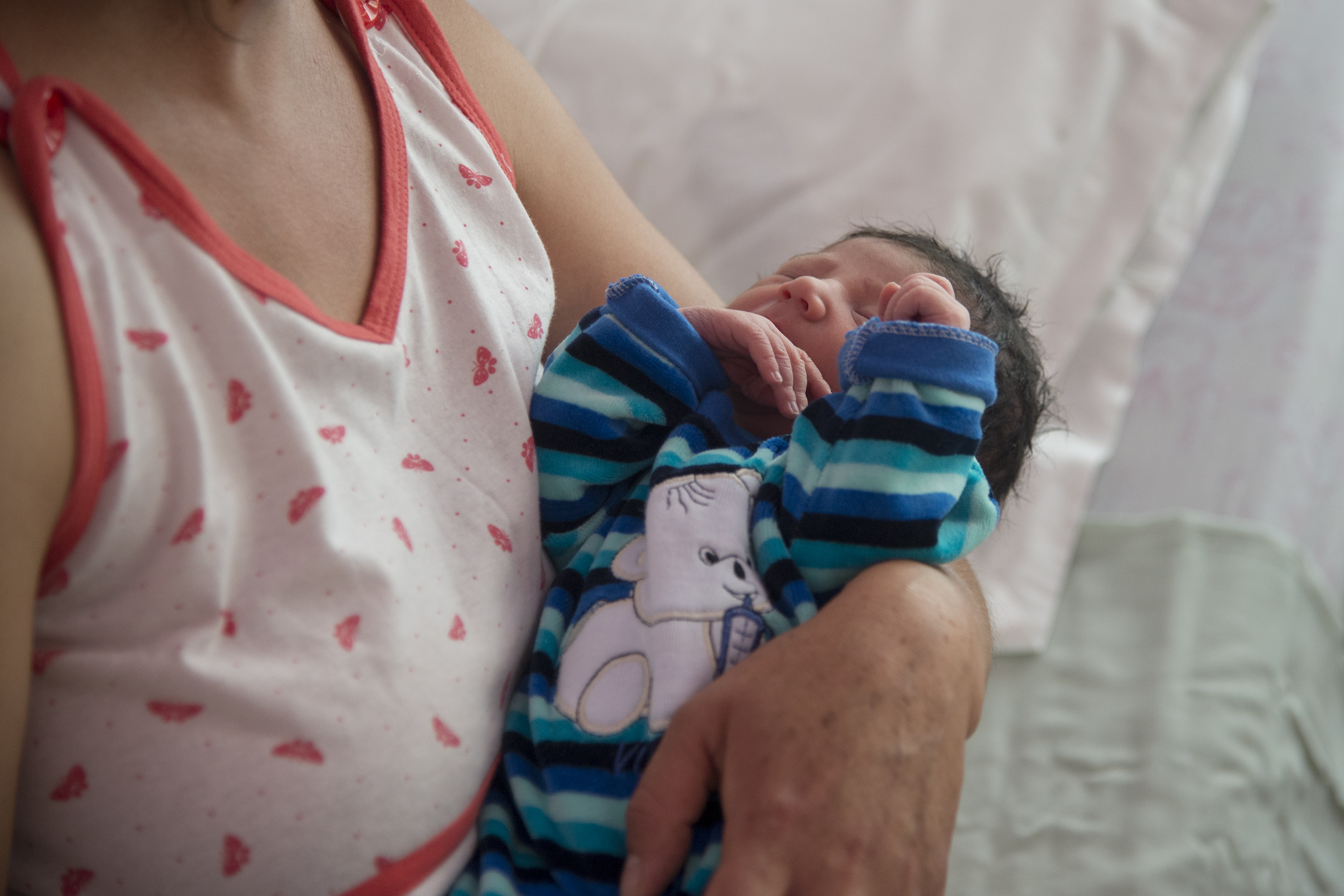 Lauro Genaro Painefil fue el primer bebé del 2020. Foto: Marcelo Martínez