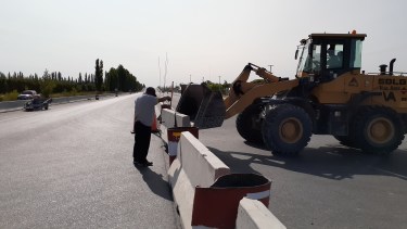 Con la apertura de circulación del paso elevado de Ingeniero Huergo, son tres los puentes que ya se pueden utilizar en el tramo de la ruta entre Godoy y Regina. (Foto: Pablo Accinelli)