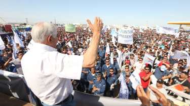 El titular gremial habló de las elecciones en la última asamblea que lideró en Añelo. 