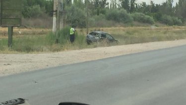 El siniestro vial ocurrió a unos metros de la rotonda que une la ciudad con el Tercer Puente. Foto: gentileza. 