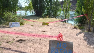 La zona del río no era un lugar habilitado para bañarse. (Foto: Yamil Regules)