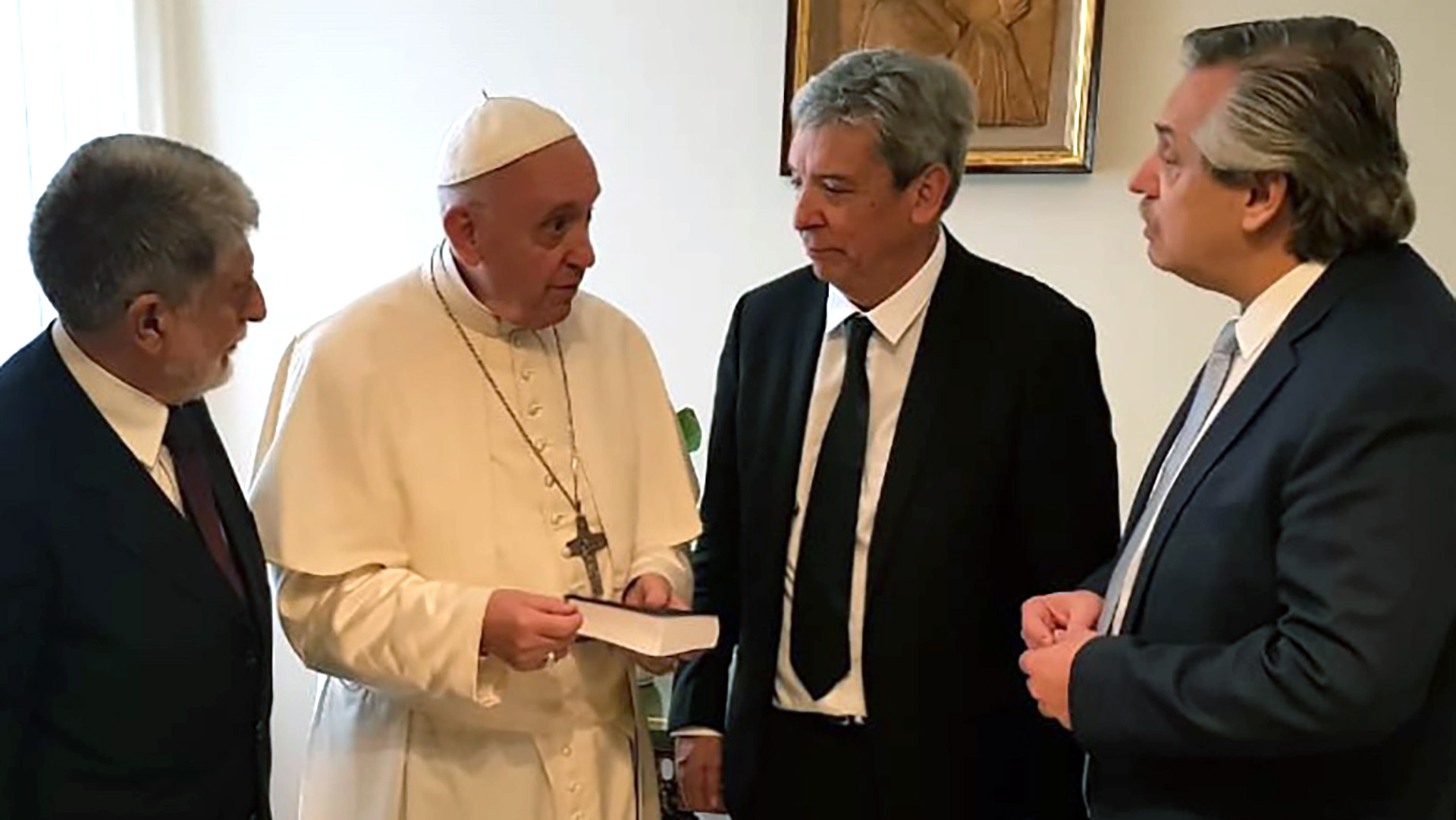 Alberto Fernández ya se reunió con el Papa tiempo atrás, aunque será la primera vez que lo vea en su rol de Presidente. (Foto gentileza)