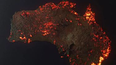 La supuesta "foto compartida por la NASA" en realidad se trata de una composición en 3D hecha por un artista gráfico.