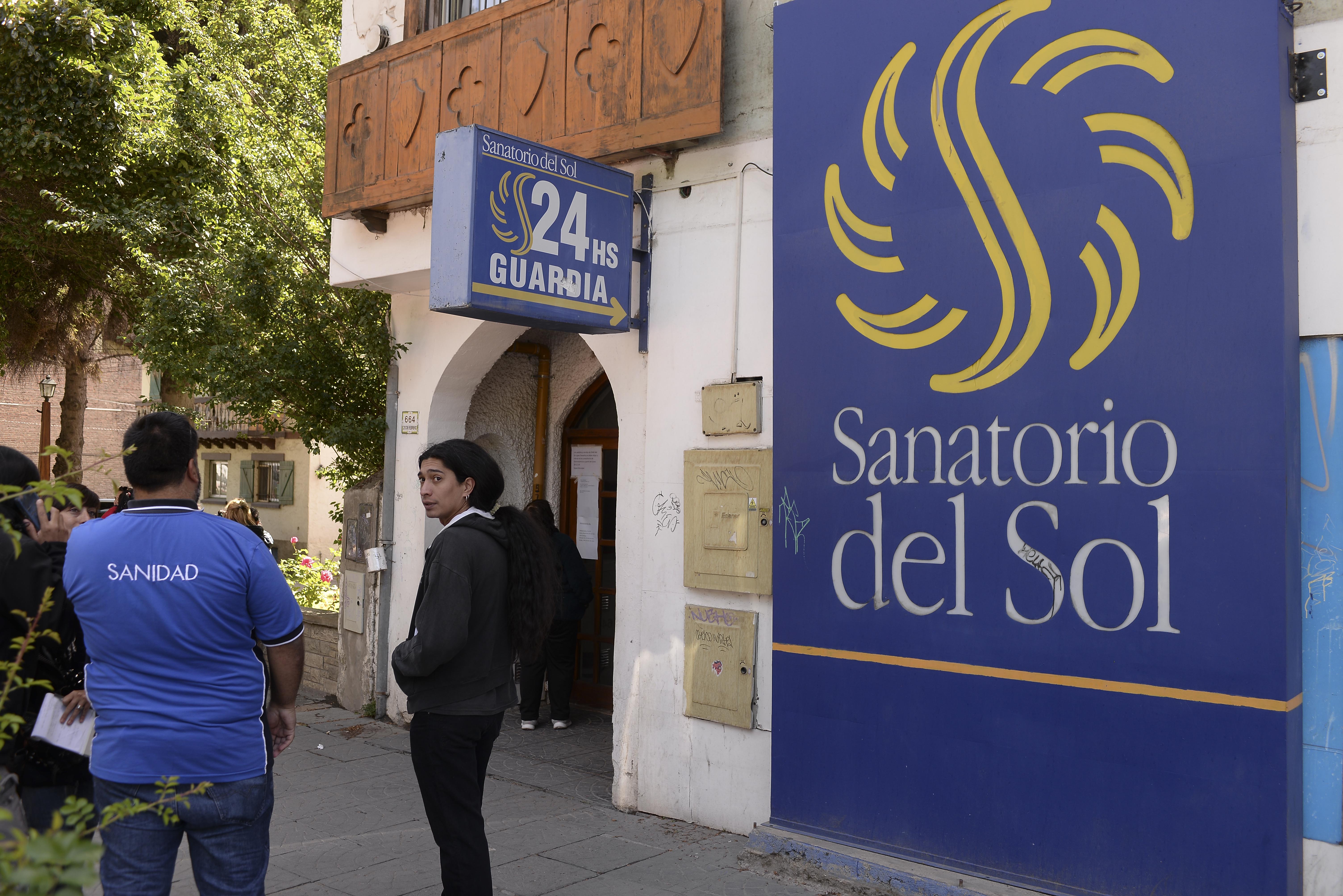 El sanatorio Del Sol tras varios meses en crisis, cesó su actividad de manera sorpresiva. Foto: Alfredo Leiva