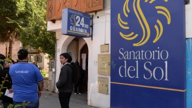 El sanatorio Del Sol tras varios meses en crisis, cesó su actividad de manera sorpresiva. Foto: Alfredo Leiva
