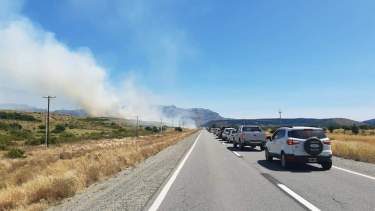 La zona afectada por el incendio. Foto: Twitter @Joaquin8Fonseca