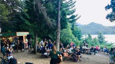 Una de las postales de la primera edición del encuentro de músicas.