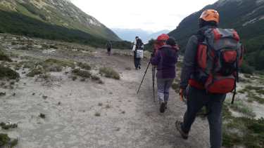 El rescate de los tres turistas. Foto: gentileza