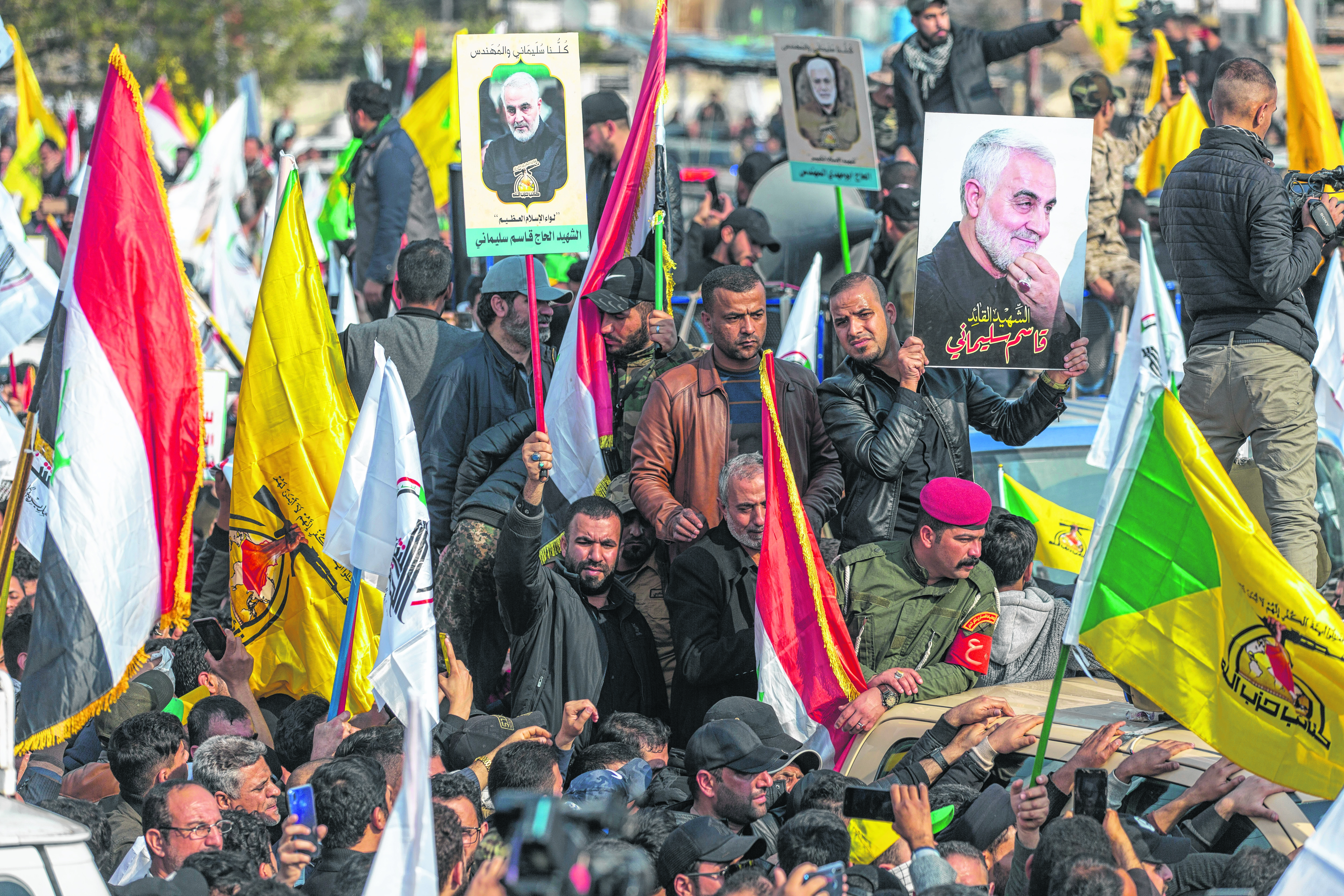 El general Soleimani era el cerebro de las operaciones de Irán en el exterior, muy popular y con gran influencia en Hezbollah. Foto: AP  