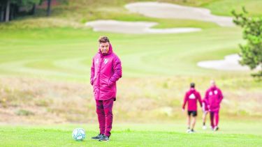 El Muñeco define el equipo con el que se presentará en Mendoza para defender la punta.  Foto: Patricio Rodríguez.-