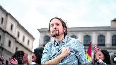 Podemos, de las sentadas de  protesta al gobierno español