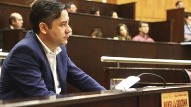Mariano Mansilla integra el bloque del Frente de Todos en la Legislatura y es el vicepresidente segundo de la cámara. Foto Prensa Mariano Mansilla